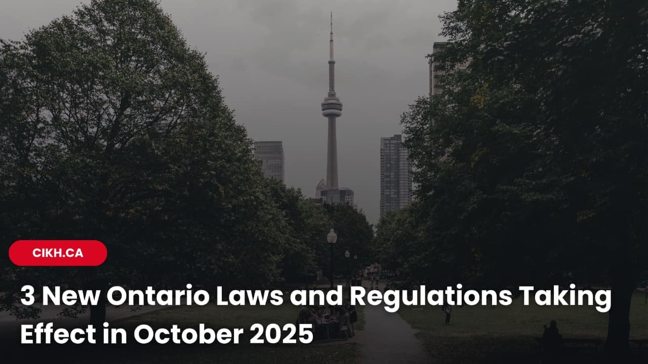 3 New Ontario Laws and Regulations Taking Effect in October 2025
