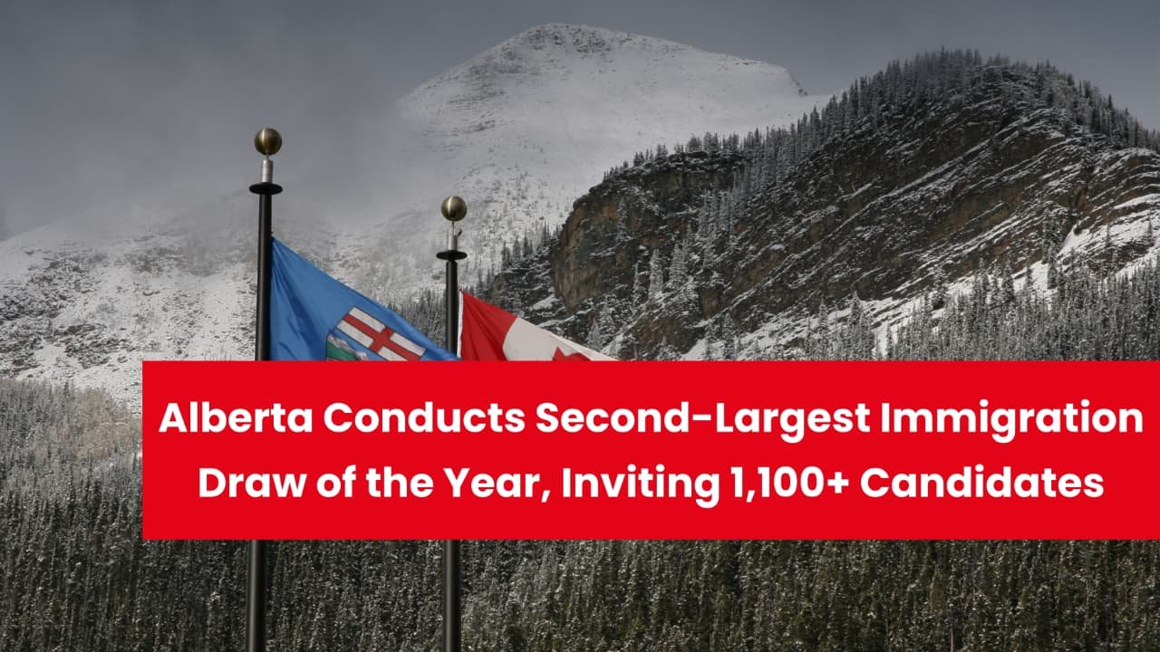 Alberta Conducts Second-Largest Immigration Draw of the Year