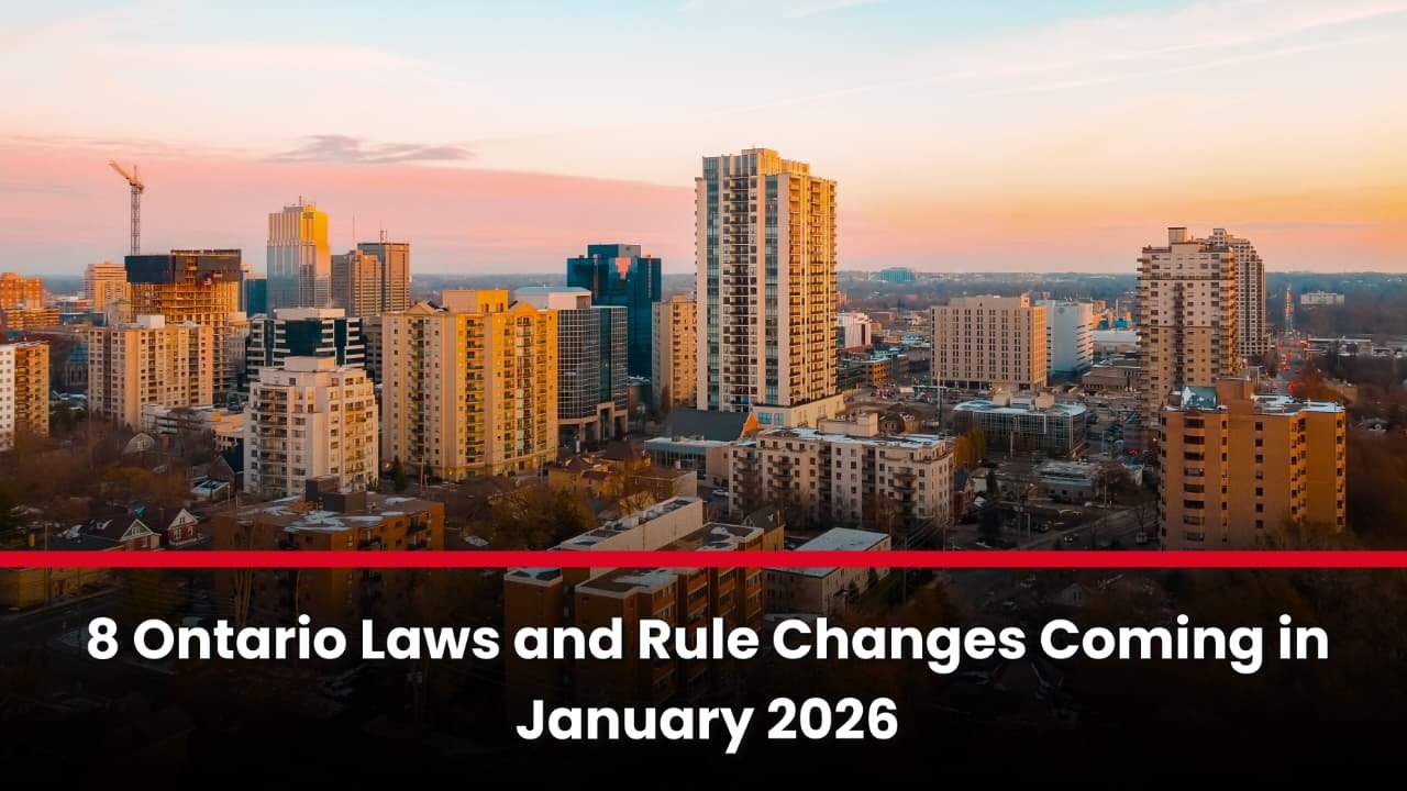 8 Ontario Laws and Rule Changes Coming in January 2026