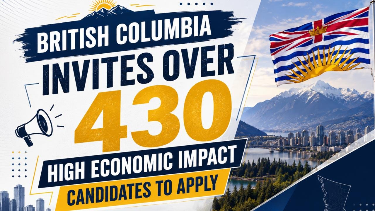 British Columbia Invites Over 430 High Economic Impact Candidates to Apply