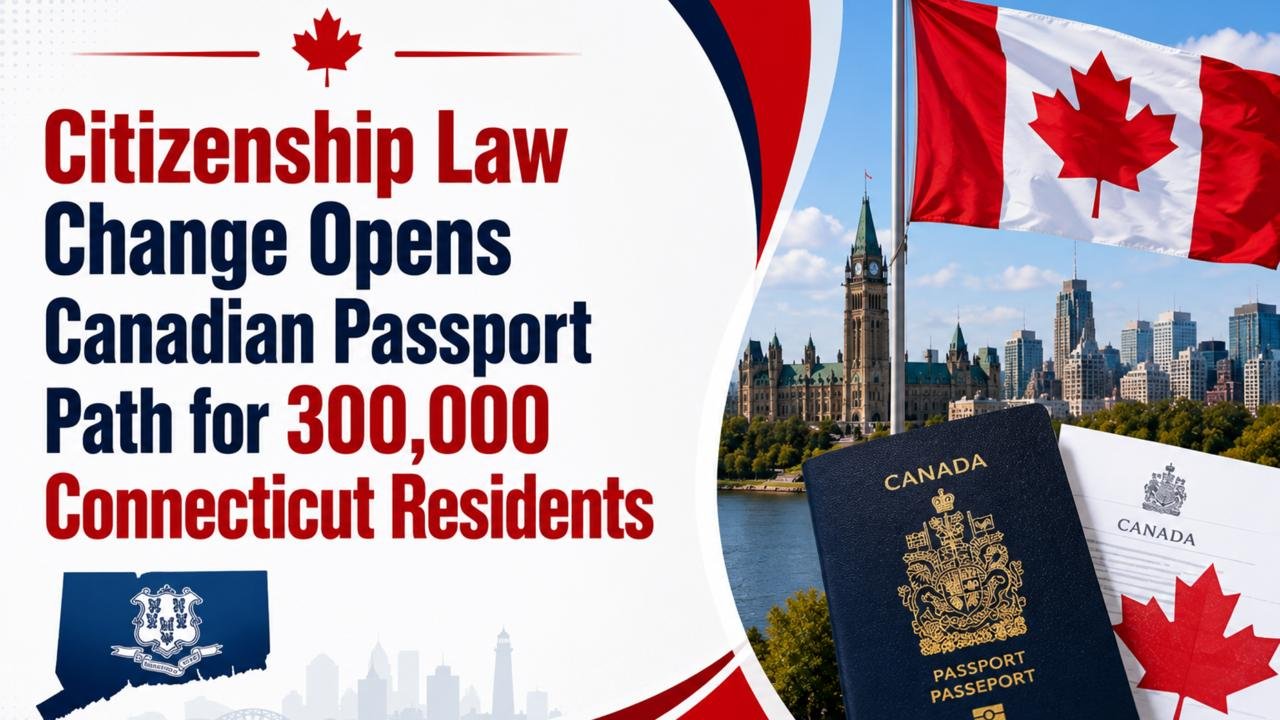 Citizenship Law Change Opens Canadian Passport Path for 300,000 Connecticut Residents