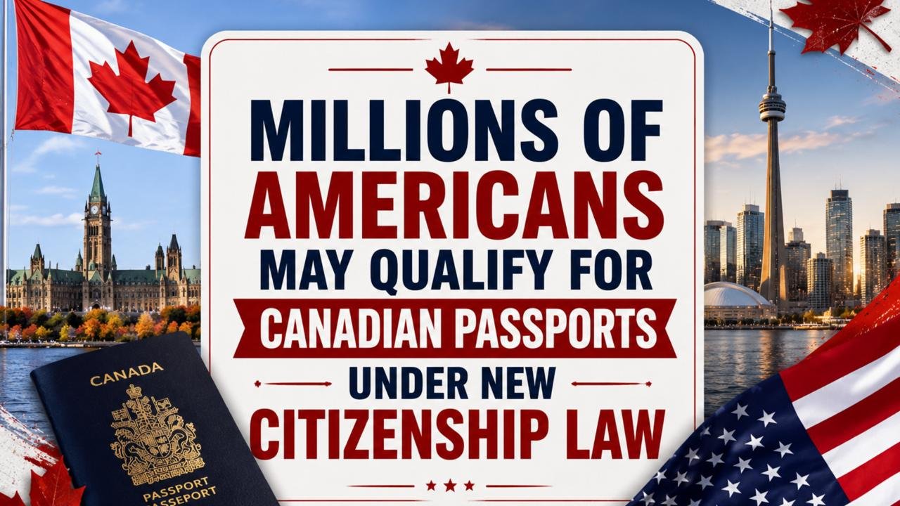 Millions of Americans May Qualify for Canadian Passports Under New Citizenship Law