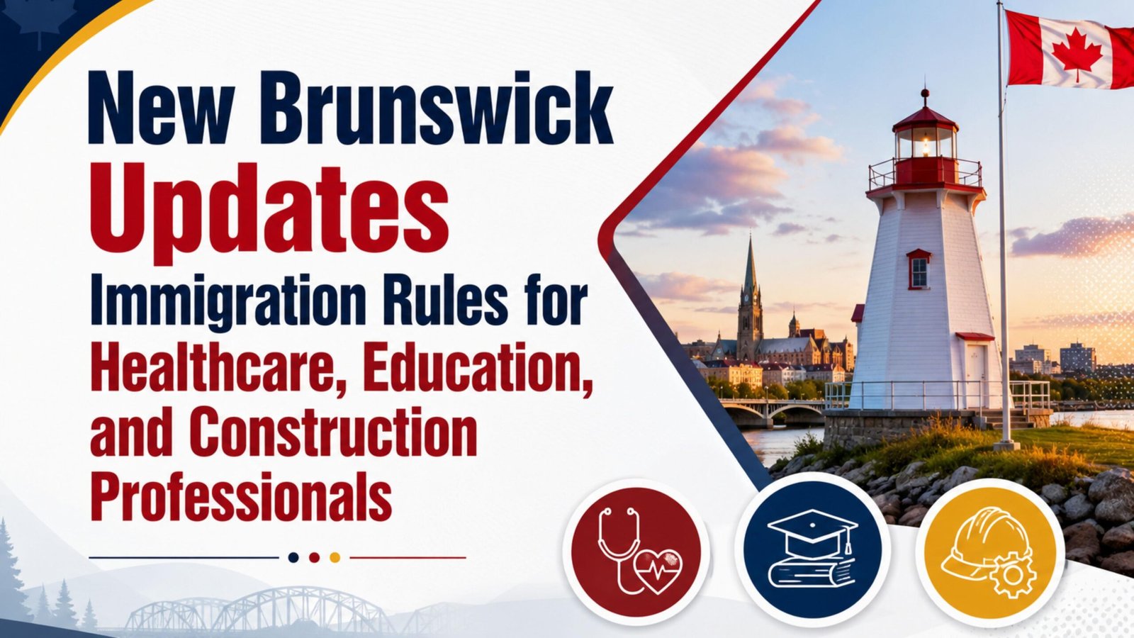 New Brunswick Updates Immigration Rules for Healthcare, Education, and Construction Professionals