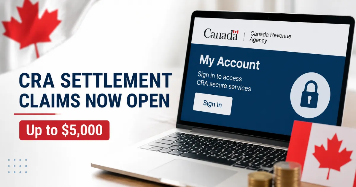 CRA My Account Settlement Claims Now Open in Canada