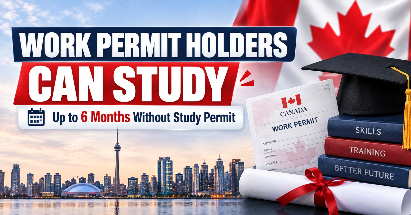 Canada work permit holders can study for up to 6 months without a study permit under a new IRCC measure.